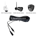 Câble d'alimentation CC pour CCTV et lumière LED